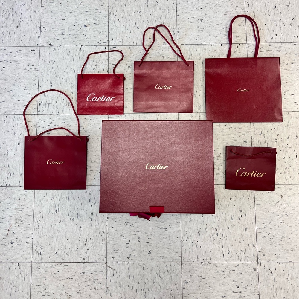 Cartier shopping bags with cartier large box bundle